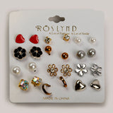 Tops Card 12 Pcs - Multi Color, Girls Earrings & Tops, Chase Value, Chase Value