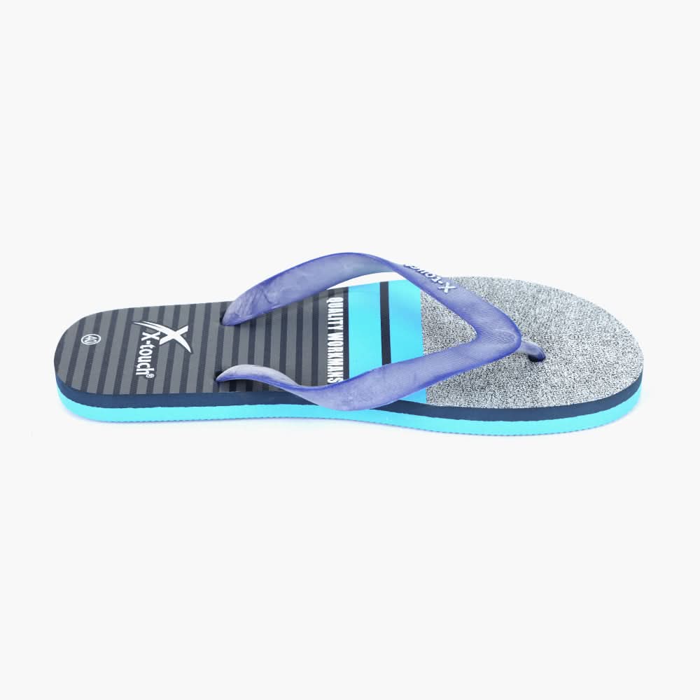 Men's Flip Flop Slippers - Blue, Men's Slippers, Chase Value, Chase Value
