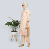 Women's Embroidered 2pcs Suit - Light Peach, Women Shalwar Suits, Chase Value, Chase Value