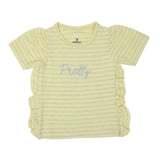 Eminent Girls Half Sleeves T-Shirt - Yellow, Girls T-Shirts, Eminent, Chase Value