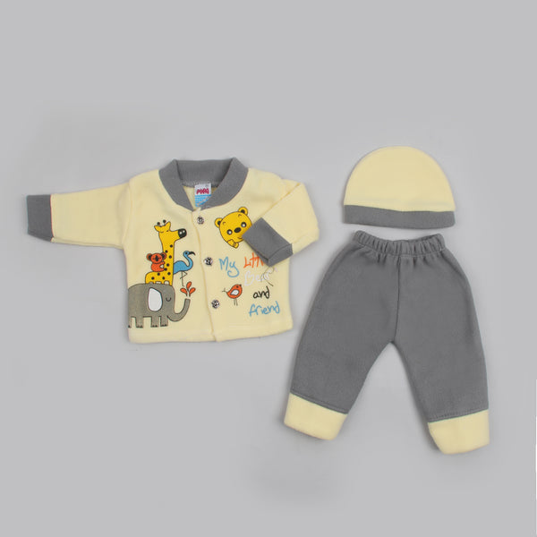 Newborn Boys Full Sleeves Suit - Yellow