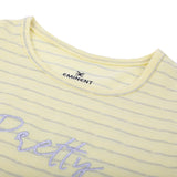 Eminent Girls Half Sleeves T-Shirt - Yellow, Girls T-Shirts, Eminent, Chase Value