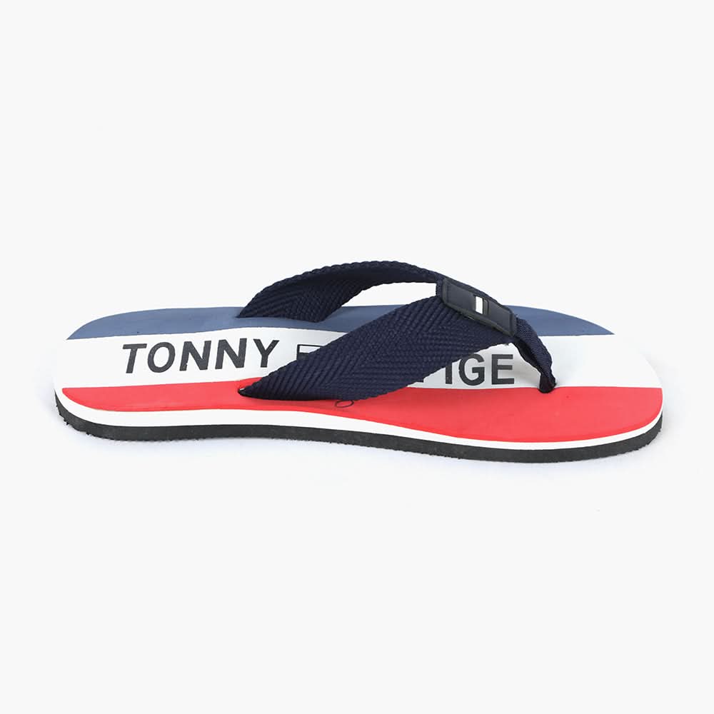Men's Flip Flop Slipper - Blue, Men's Slippers, Chase Value, Chase Value