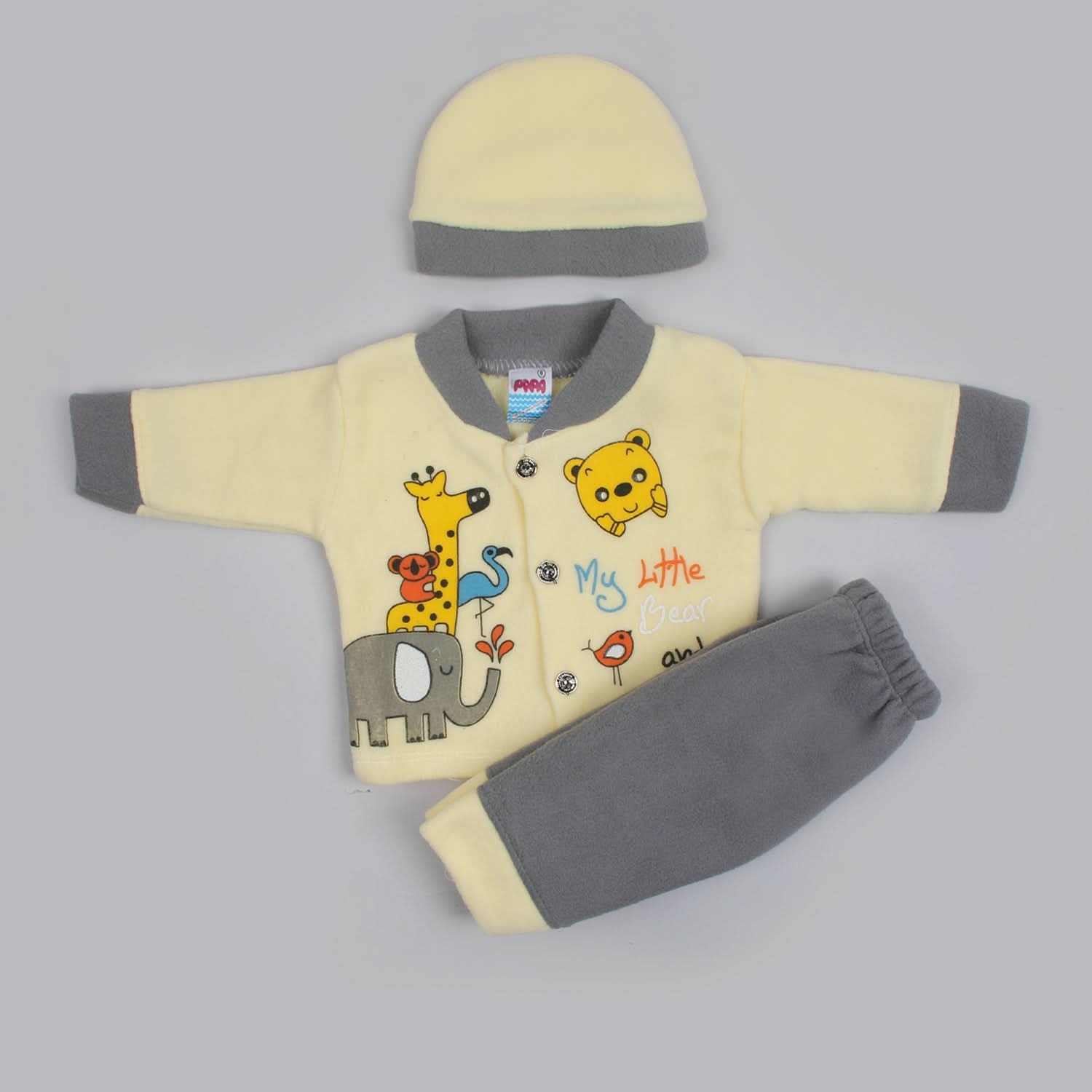 Newborn Boys Full Sleeves Suit - Yellow, Newborn Boys Sets & Suits, Chase Value, Chase Value