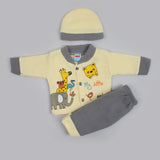 Newborn Boys Full Sleeves Suit - Yellow, Newborn Boys Sets & Suits, Chase Value, Chase Value