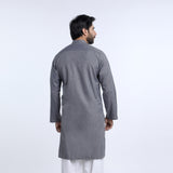 Mens Slim Fit kurta - Grey, Men's Kurtas, Chase Value, Chase Value