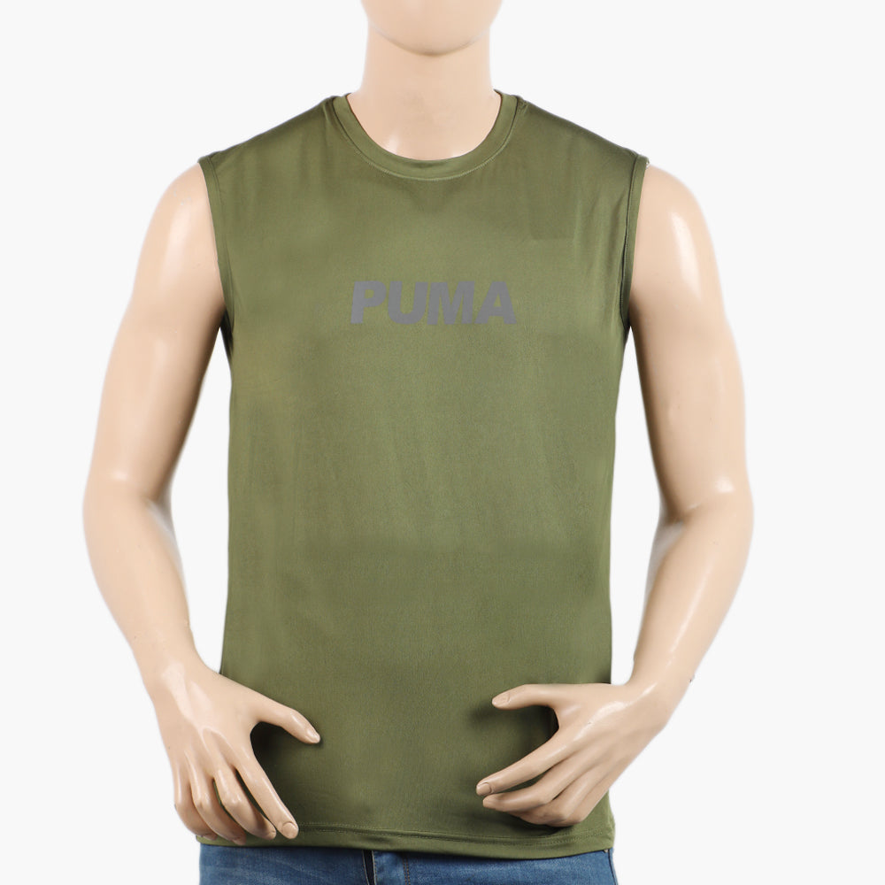 Men's Fancy Sando T-Shirt - Olive Green, Men's T-Shirts & Polos, Chase Value, Chase Value