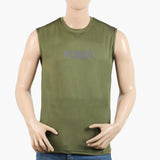 Men's Fancy Sando T-Shirt - Olive Green, Men's T-Shirts & Polos, Chase Value, Chase Value