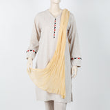 Women's Crush Dupatta - Beige, Women Dupatta, Chase Value, Chase Value