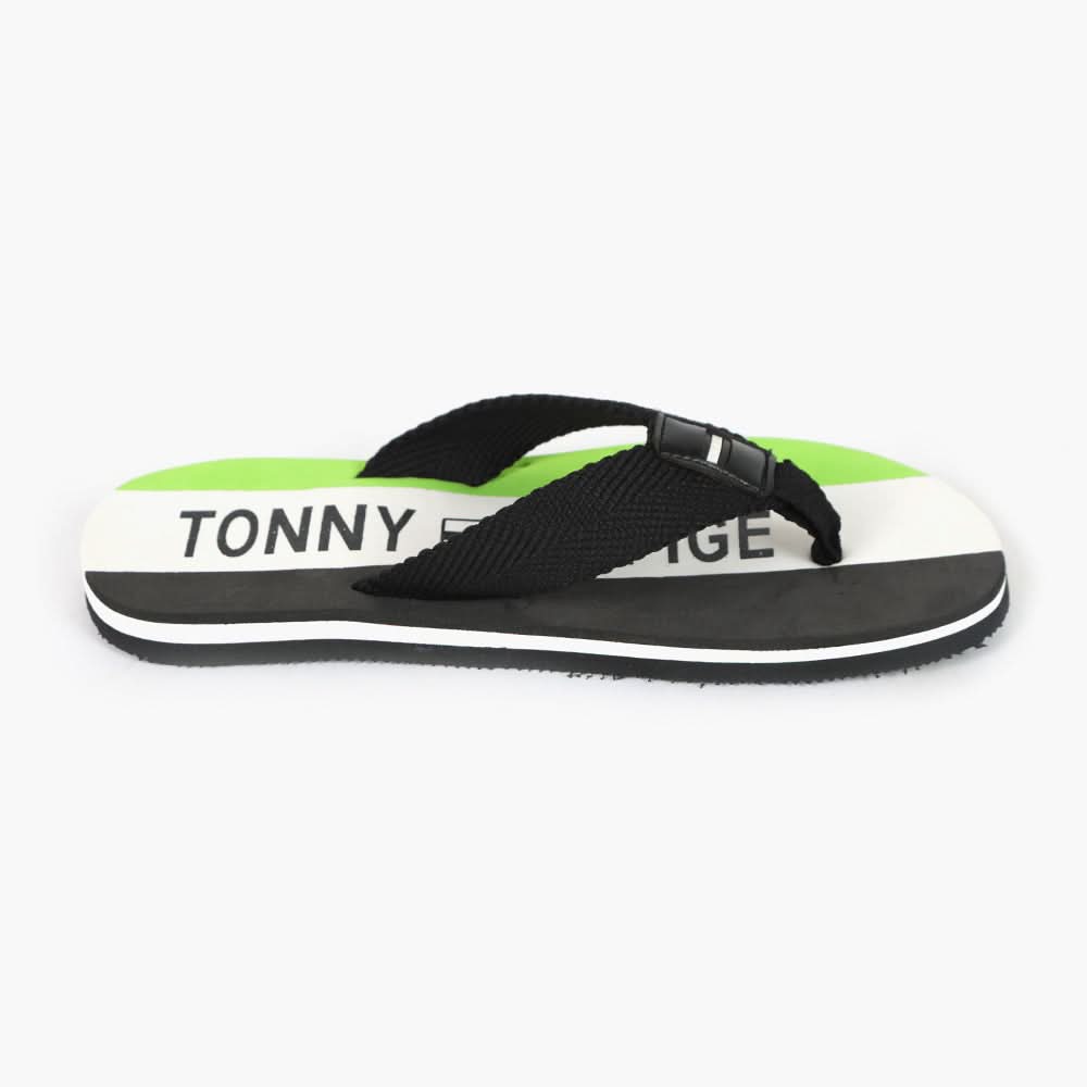 Men's Flip Flop Slipper - Black, Men's Slippers, Chase Value, Chase Value