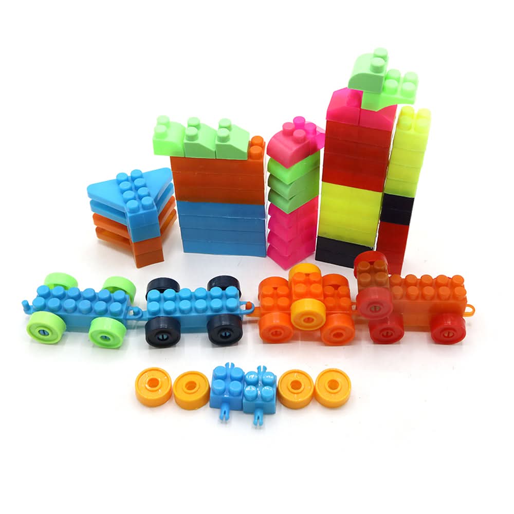 Kids Block 80pcs Set - Multi Color, Kids Blocks & Building Toys, Chase Value, Chase Value