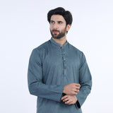 Mens Slim Fit kurta - Teal, Men's Kurtas, Chase Value, Chase Value