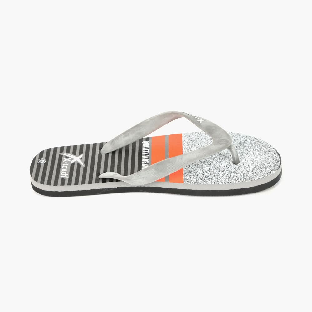 Men's Flip Flop Slippers - Grey, Men's Slippers, Chase Value, Chase Value