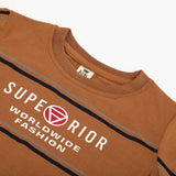 Boys Half Sleeves T-Shirt - Brown, Boys T-Shirts, Chase Value, Chase Value