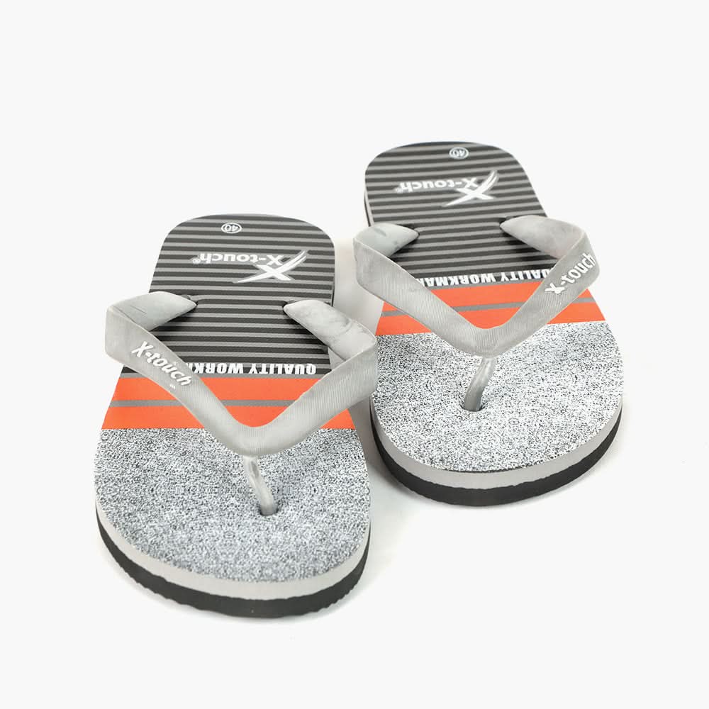 Men's Flip Flop Slippers - Grey, Men's Slippers, Chase Value, Chase Value