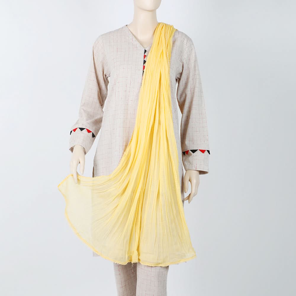 Women's Dupatta - Yellow, Women Dupatta, Chase Value, Chase Value