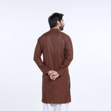 Men's Slim Fit Plain Kurta - Maroon, Men's Kurtas, Chase Value, Chase Value