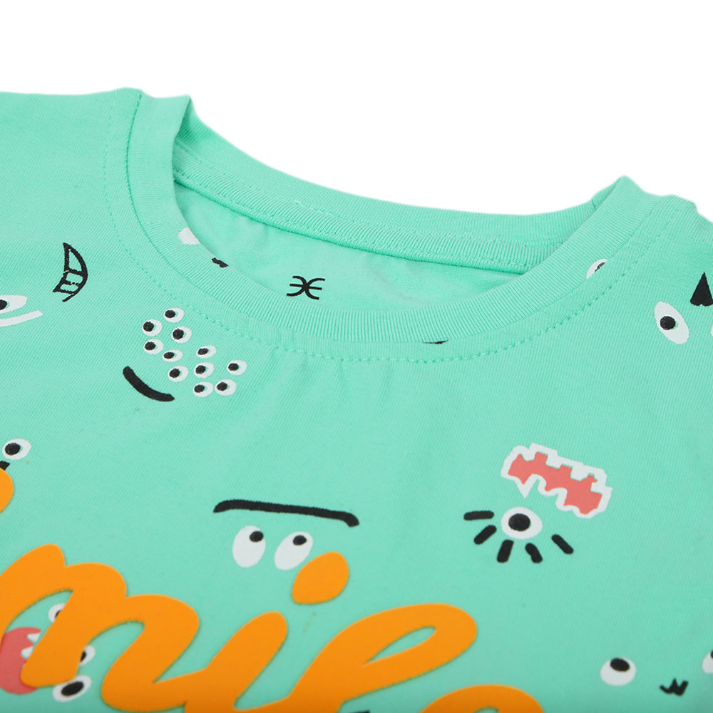 Eminent Girls Full Sleeves T-shirt - Spring Bud, Girls T-Shirts, Eminent, Chase Value