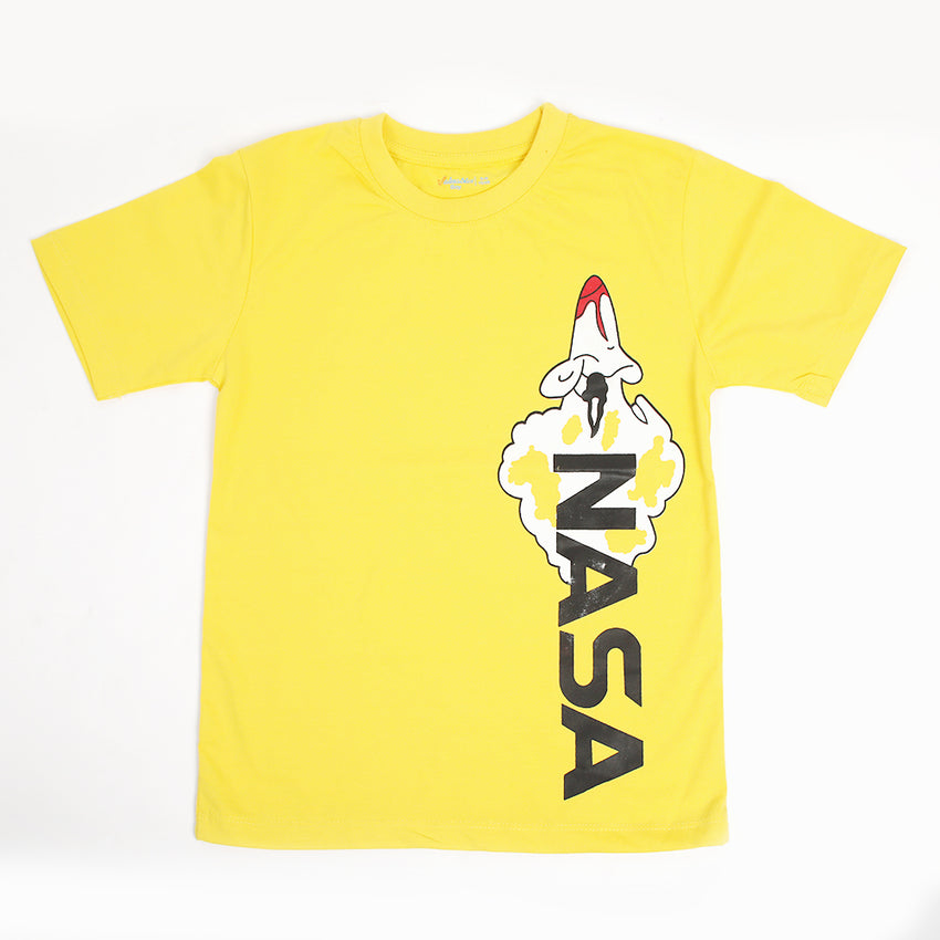 Boys Half Sleeves T-Shirt - Yellow