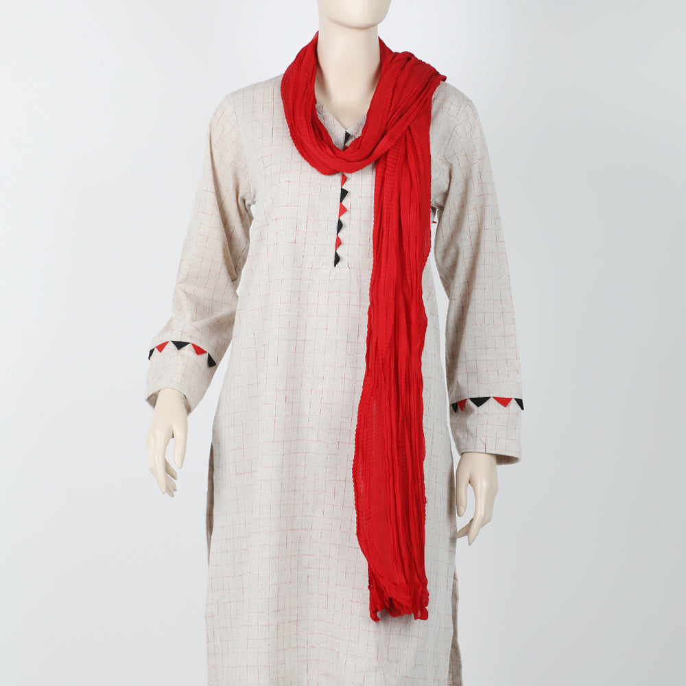 Women's Crush Dupatta - Red, Women Dupatta, Chase Value, Chase Value