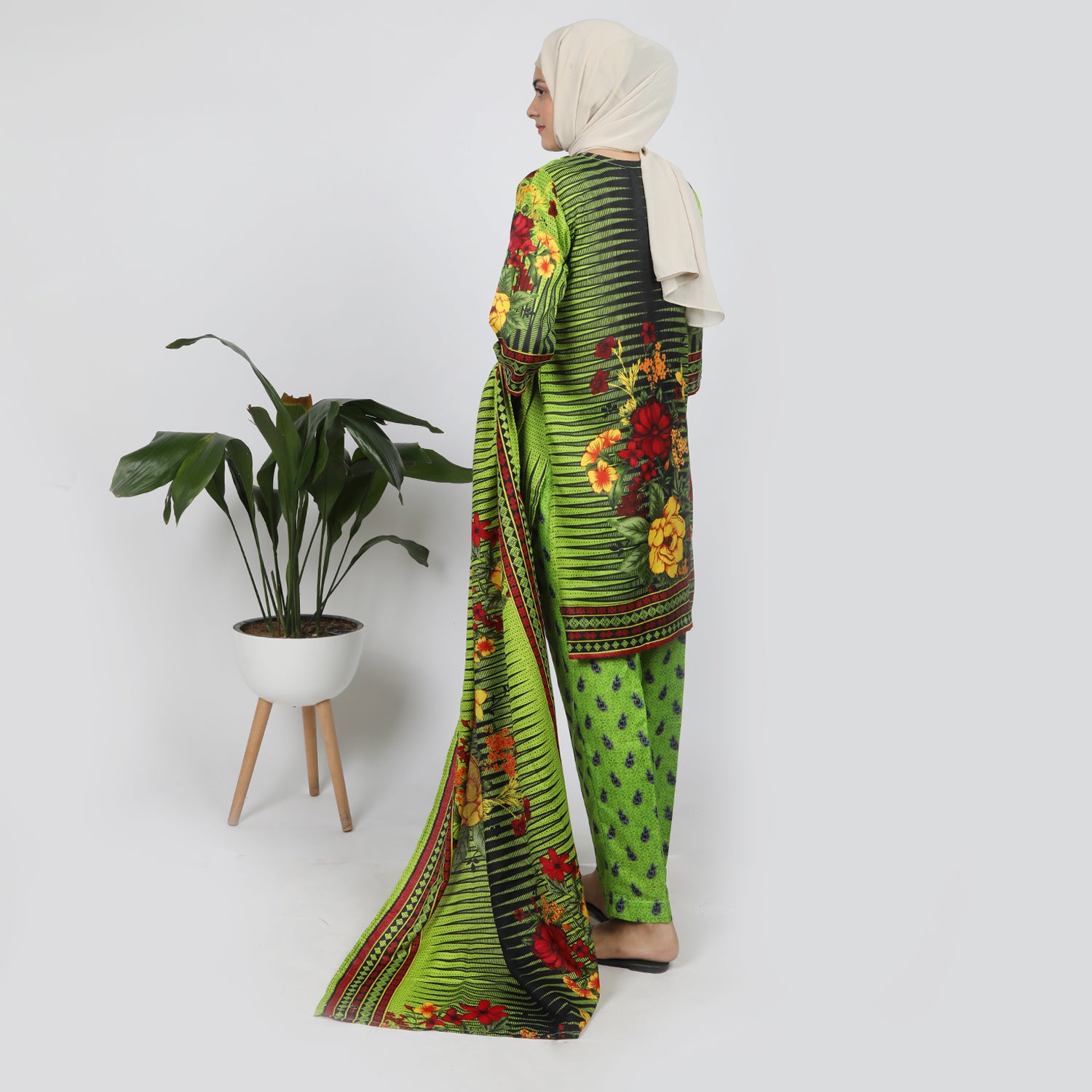 Women's Wash & Wear Unstitched 3pcs Suit - A42, Women, 3Pcs Shalwar Suit, Chase Value, Chase Value