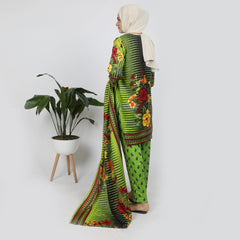 Women's Wash & Wear Unstitched 3pcs Suit - A42