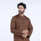 Mens Slim Fit kurta - Brown, Men's Kurtas, Chase Value, Chase Value