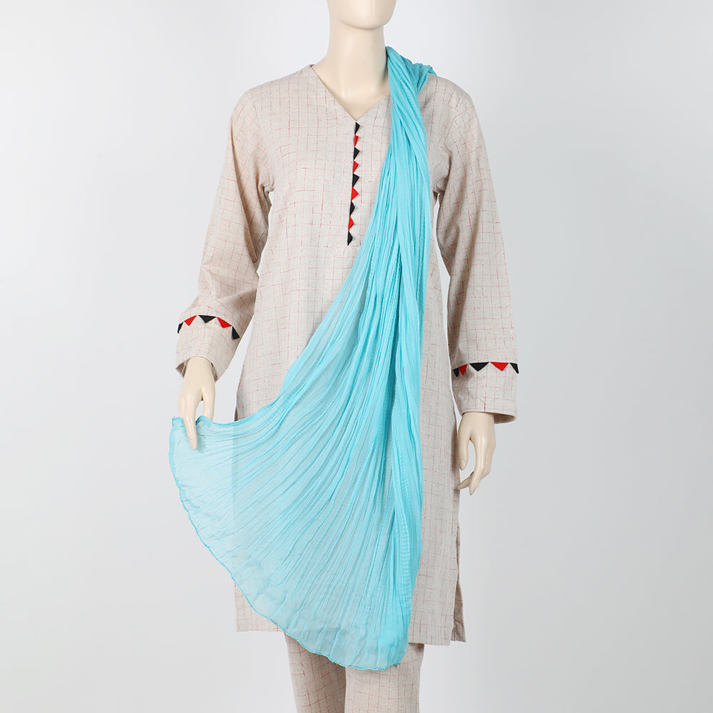 Women's Crush Dupatta - Sky Blue, Women Dupatta, Chase Value, Chase Value