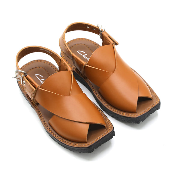 Boys Peshawri Sandal - Mustard