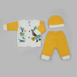 Newborn Boys Full Sleeves Suit - Yellow, Newborn Boys Sets & Suits, Chase Value, Chase Value