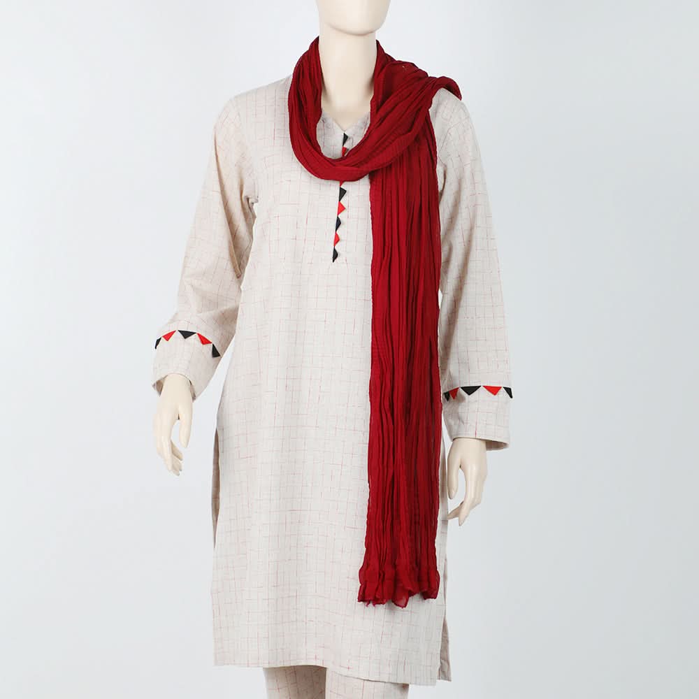 Women's Crush Dupatta - Maroon, Women Dupatta, Chase Value, Chase Value