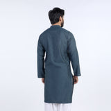 Men's Slim Fit Kurta - Teal, Men's Kurtas, Chase Value, Chase Value