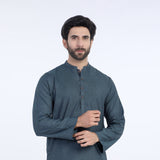 Men's Slim Fit Kurta - Teal, Men's Kurtas, Chase Value, Chase Value