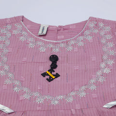 Girls 2Pcs Shalwar Suit - Light Purple