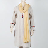 Women's Plain Dupatta - Beige, Women Dupatta, Chase Value, Chase Value