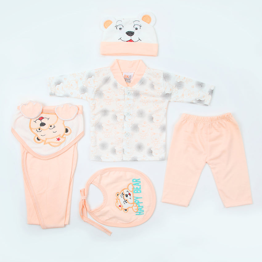 Newborn Full Sleeves Gift Set - Peach