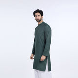 Men's Slim Fit Kurta - Green, Men's Kurtas, Chase Value, Chase Value