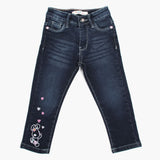 Girls Denim Pant - Dark Blue, Girls Pants & Capri, Chase Value, Chase Value