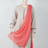 Women's Plain Dupatta - Pink, Women Dupatta, Chase Value, Chase Value