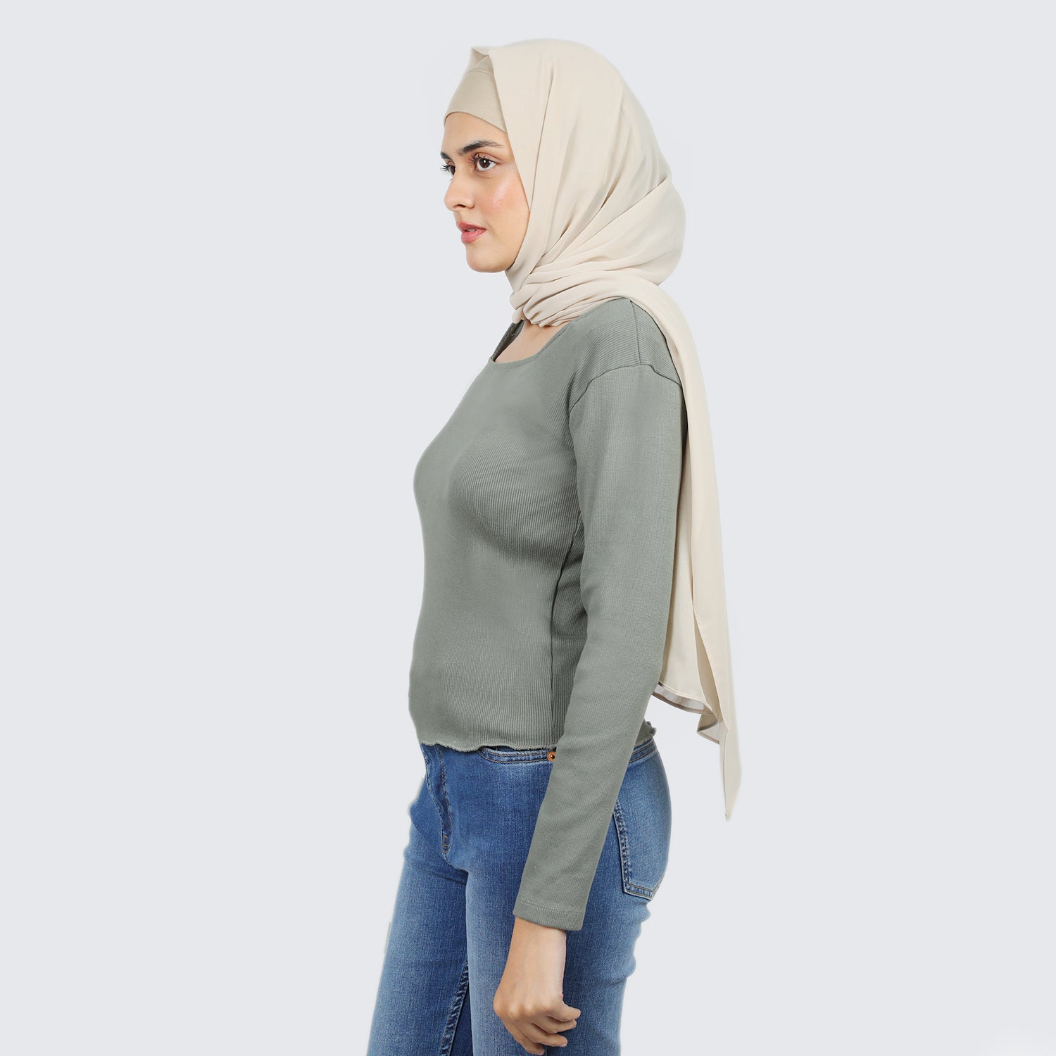 Women's Full Sleeves T-Shirt - Green, Women T-Shirts & Tops, Chase Value, Chase Value