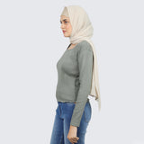 Women's Full Sleeves T-Shirt - Green, Women T-Shirts & Tops, Chase Value, Chase Value