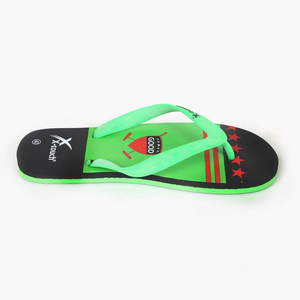 Men's Flip Flop Slippers - Green, Men's Slippers, Chase Value, Chase Value