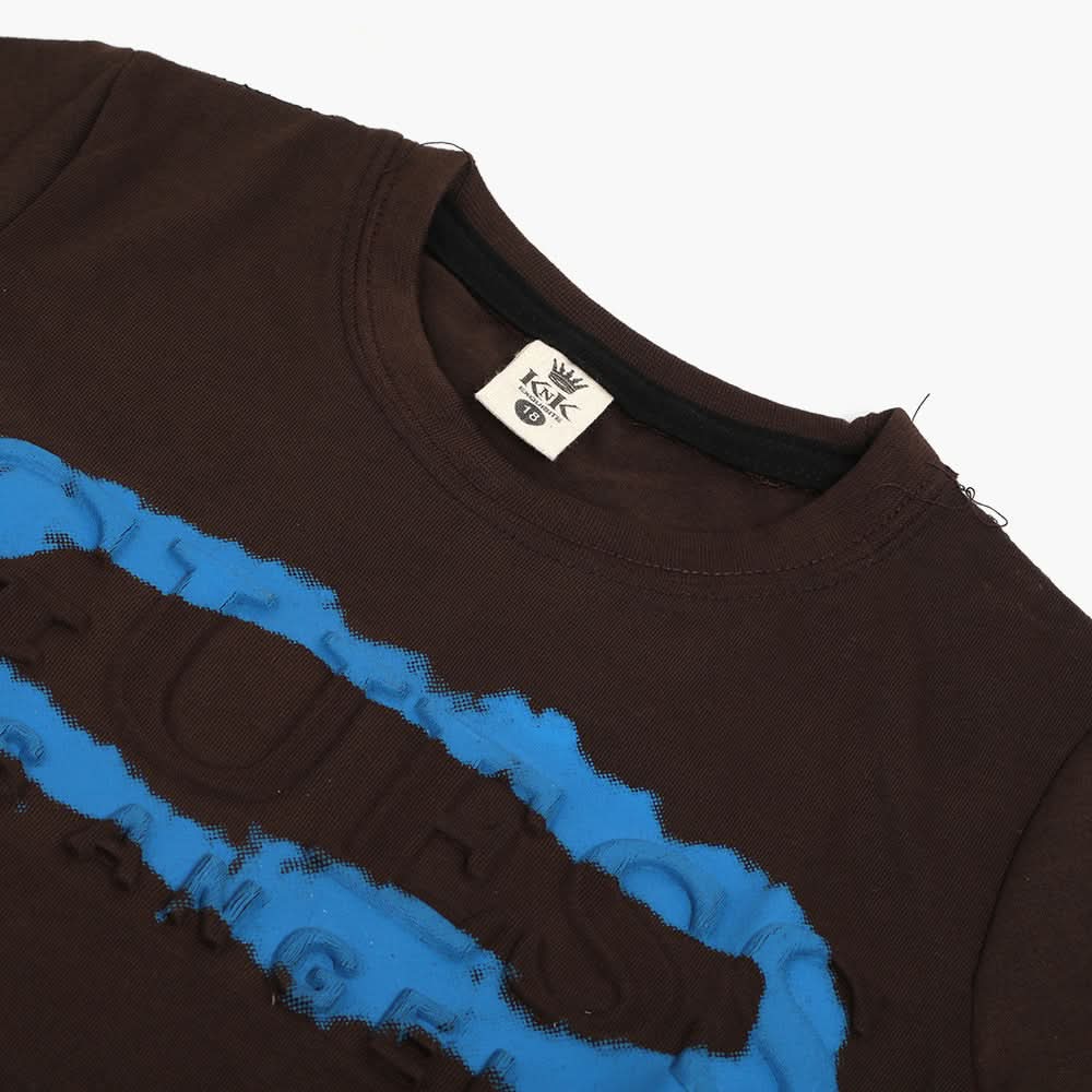 Boys Half Sleeves T-Shirt - Chocolate, Boys T-Shirts, Chase Value, Chase Value