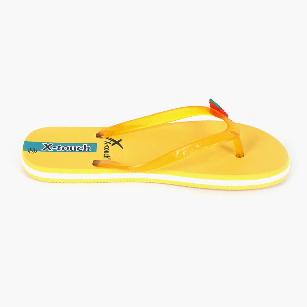 Women's Flip Flop Slipper - Yellow, Women Slippers, Chase Value, Chase Value