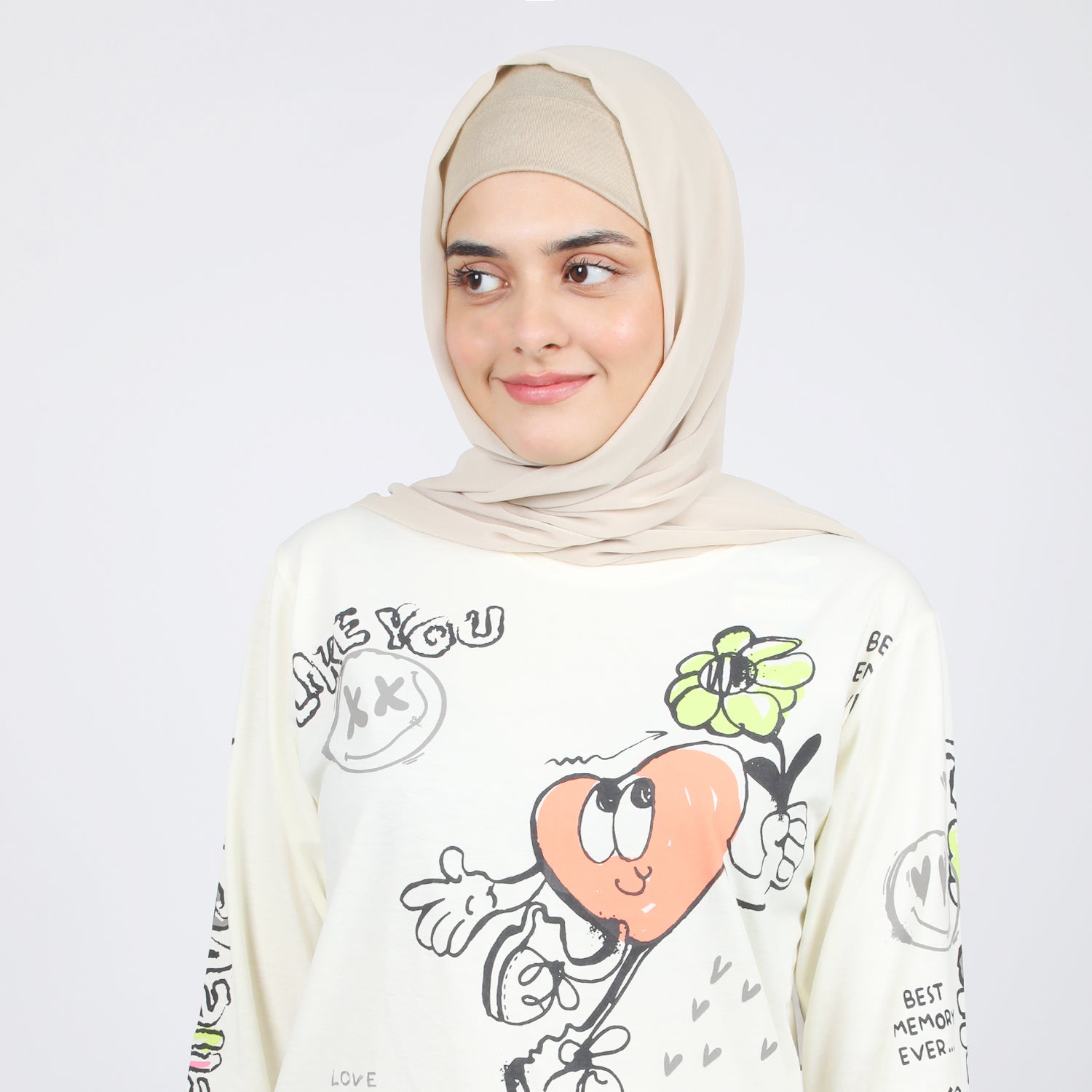 Women's Full Sleeves T-Shirt - Fawn, Women T-Shirts & Tops, Chase Value, Chase Value