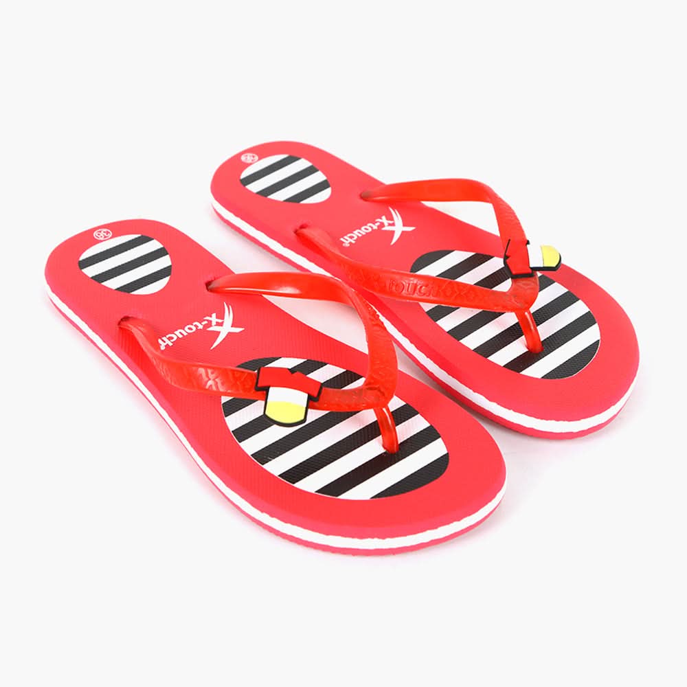 Women's Flip Flop Slipper - Red, Women Slippers, Chase Value, Chase Value