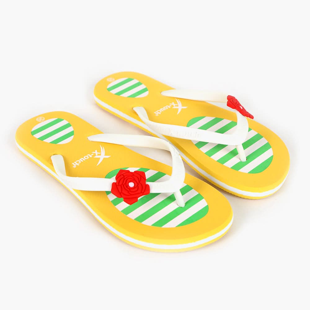 Women's Flip Flop Slipper - Yellow, Women Slippers, Chase Value, Chase Value