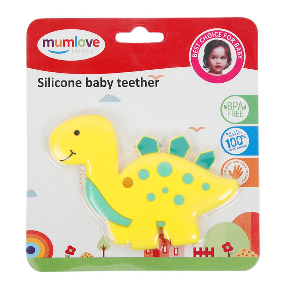Mum Love Silicon Teather - Yellow, Feeding Supplies, Chase Value, Chase Value