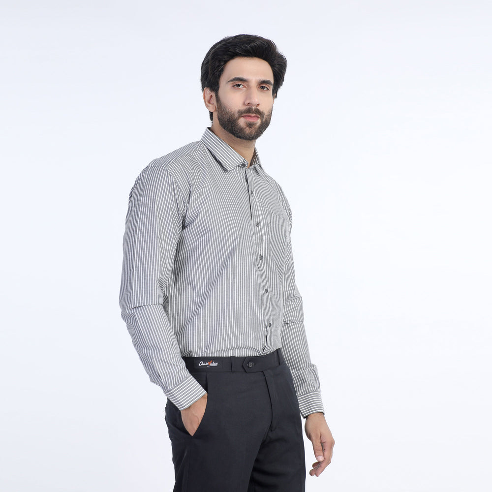 Men's Formal Shirt - Grey, Men's Shirts, Chase Value, Chase Value