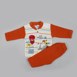 Newborn Boys Full Sleeves Suit - Rust, Newborn Boys Sets & Suits, Chase Value, Chase Value
